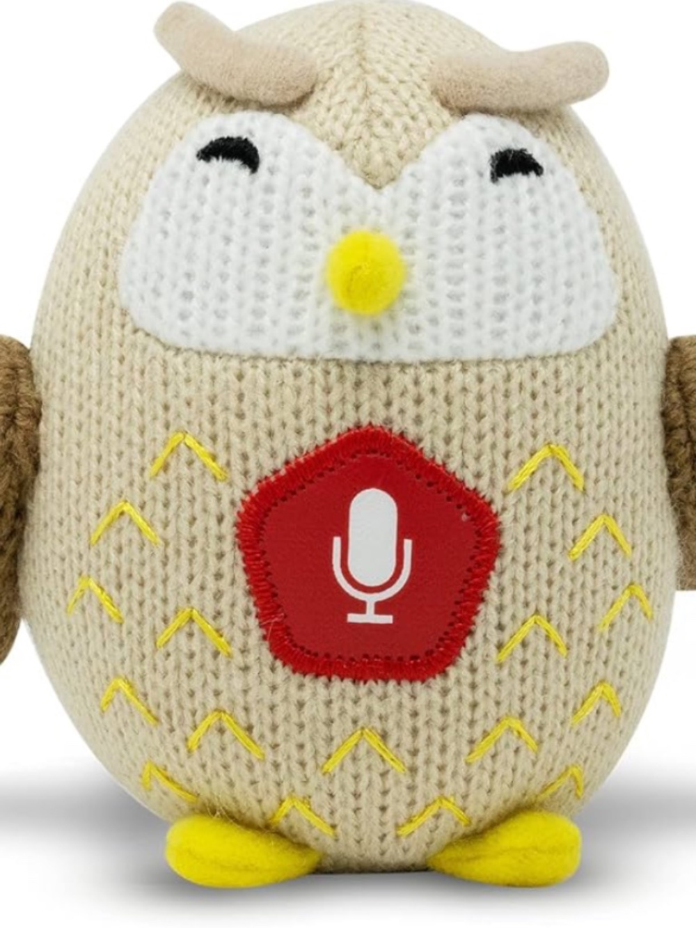 Storypod Recordable iCraftie Plush Knit Owl, holds 100 minutes of audio